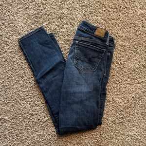 American Eagle Dark Blue Women's Skinny Jeans